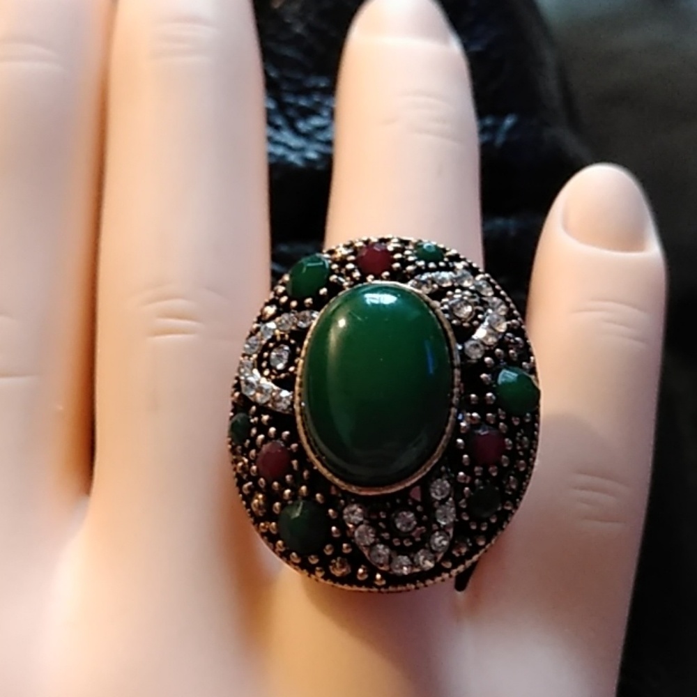 Agate Turkish Design Ring